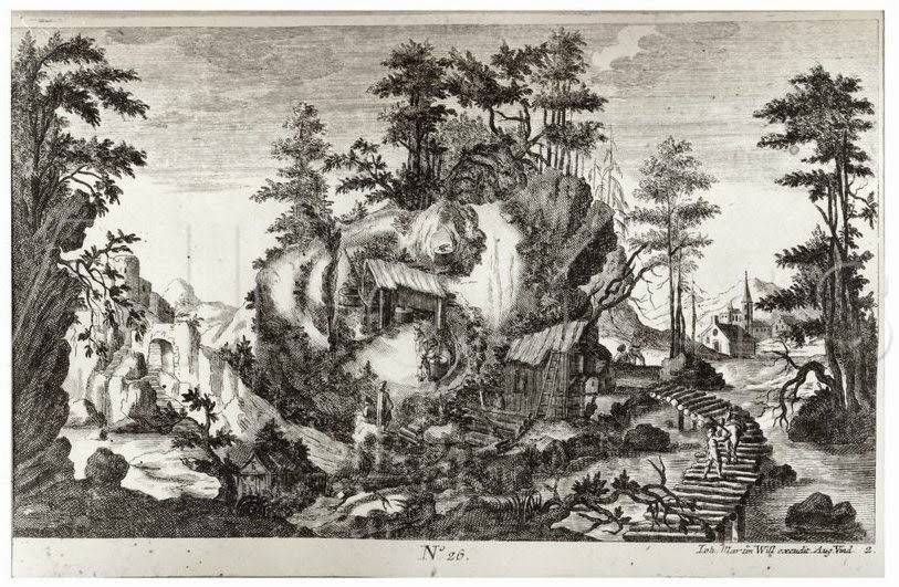 Anthropomorphic landscape by Johann Martin Will