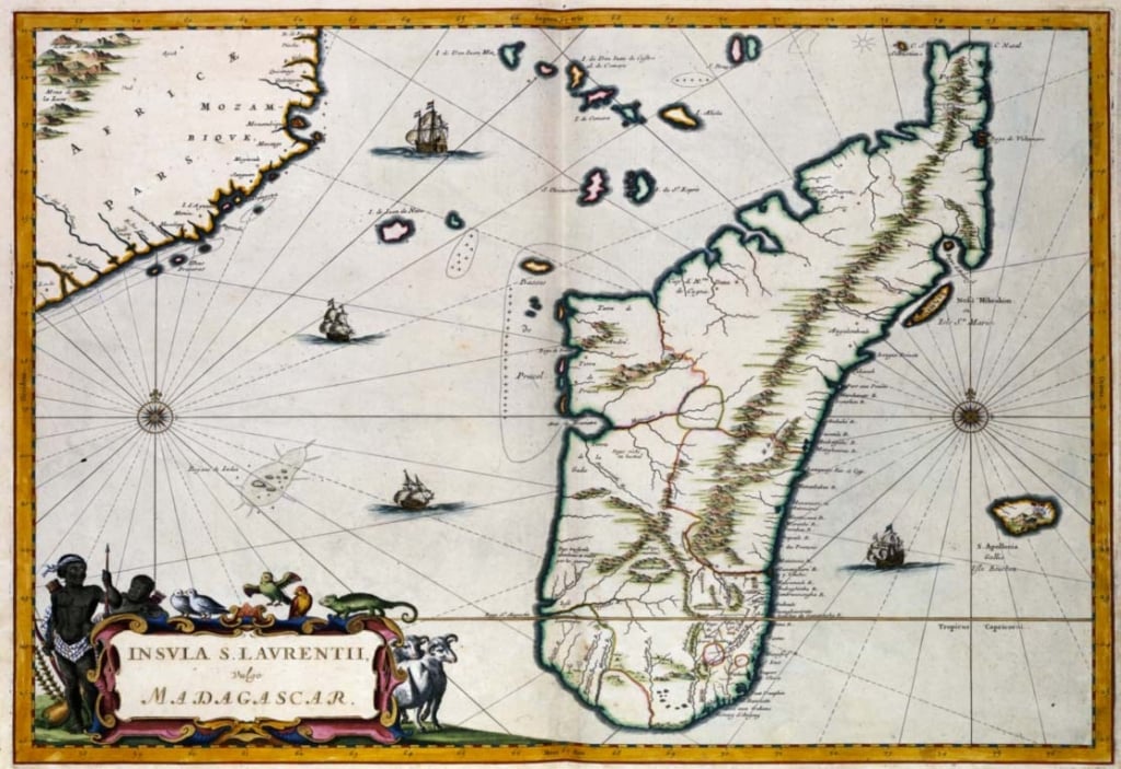 An old map of Madagascar