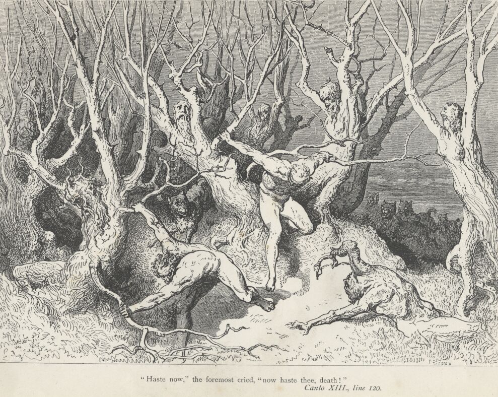Illustration of people as trees
