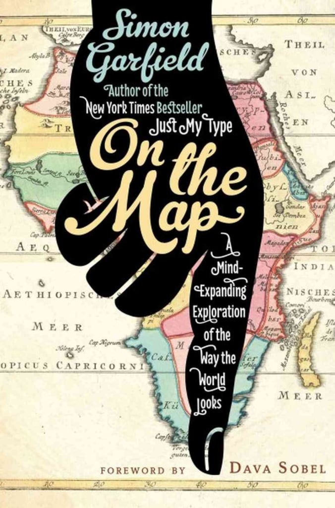 book cover showing map of africa with illustrated hand pointing down