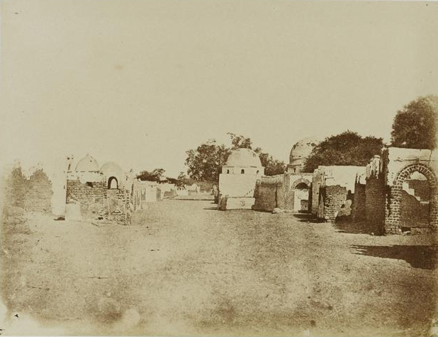 ruins of archways and domes buildings