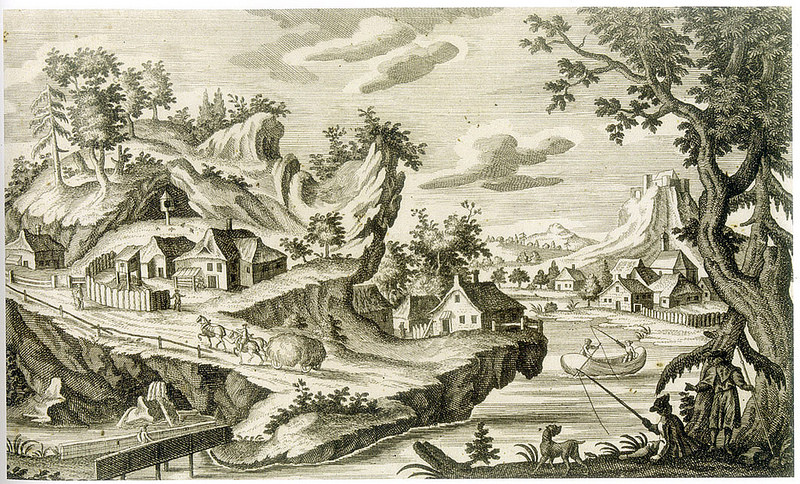 An anthropomorphic landscape from Johann Martin Will
