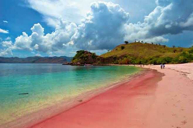Pink beaches of Komodo