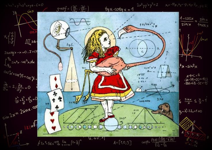 drawing of Alice in Wonderland