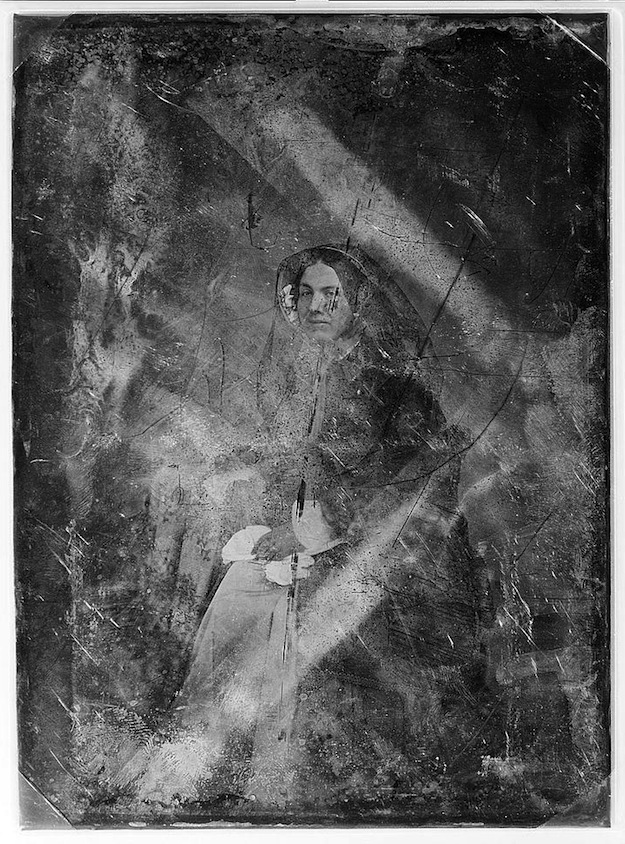 Daguerreotype portrait of a seated woman