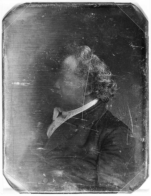 Daguerreotype portrait of a man