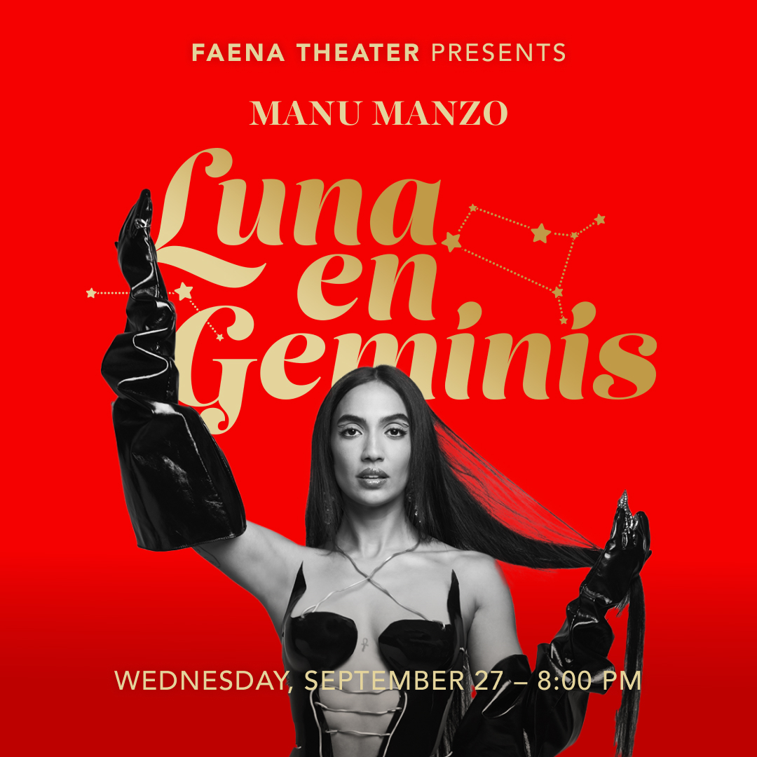 Manu Manzo at Faena Theater