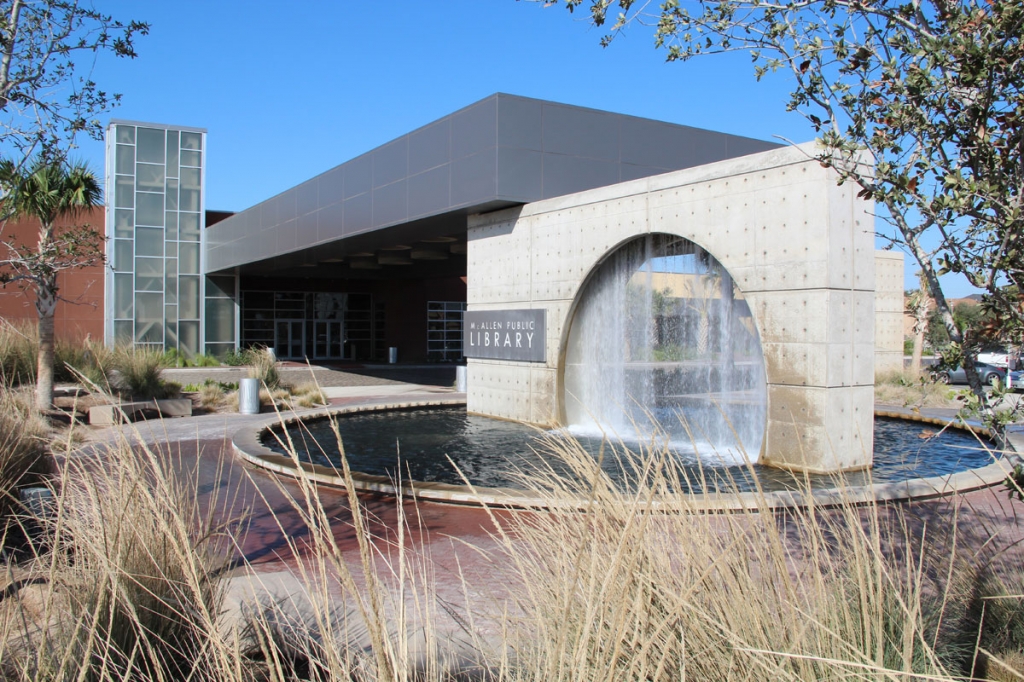 Facade of library