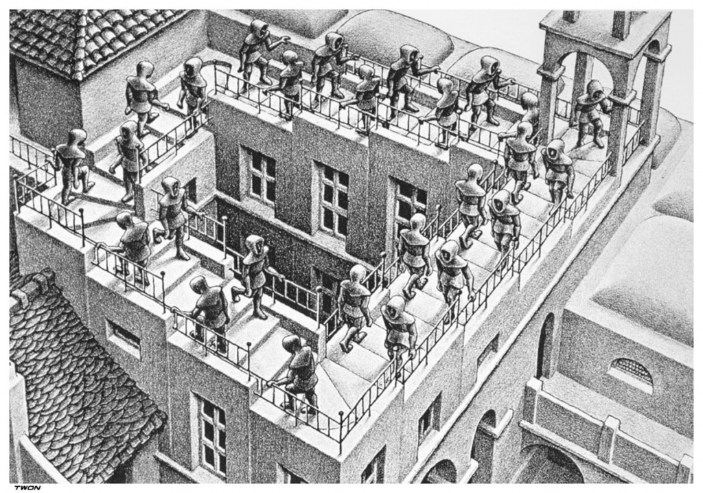 ascending and descending escher