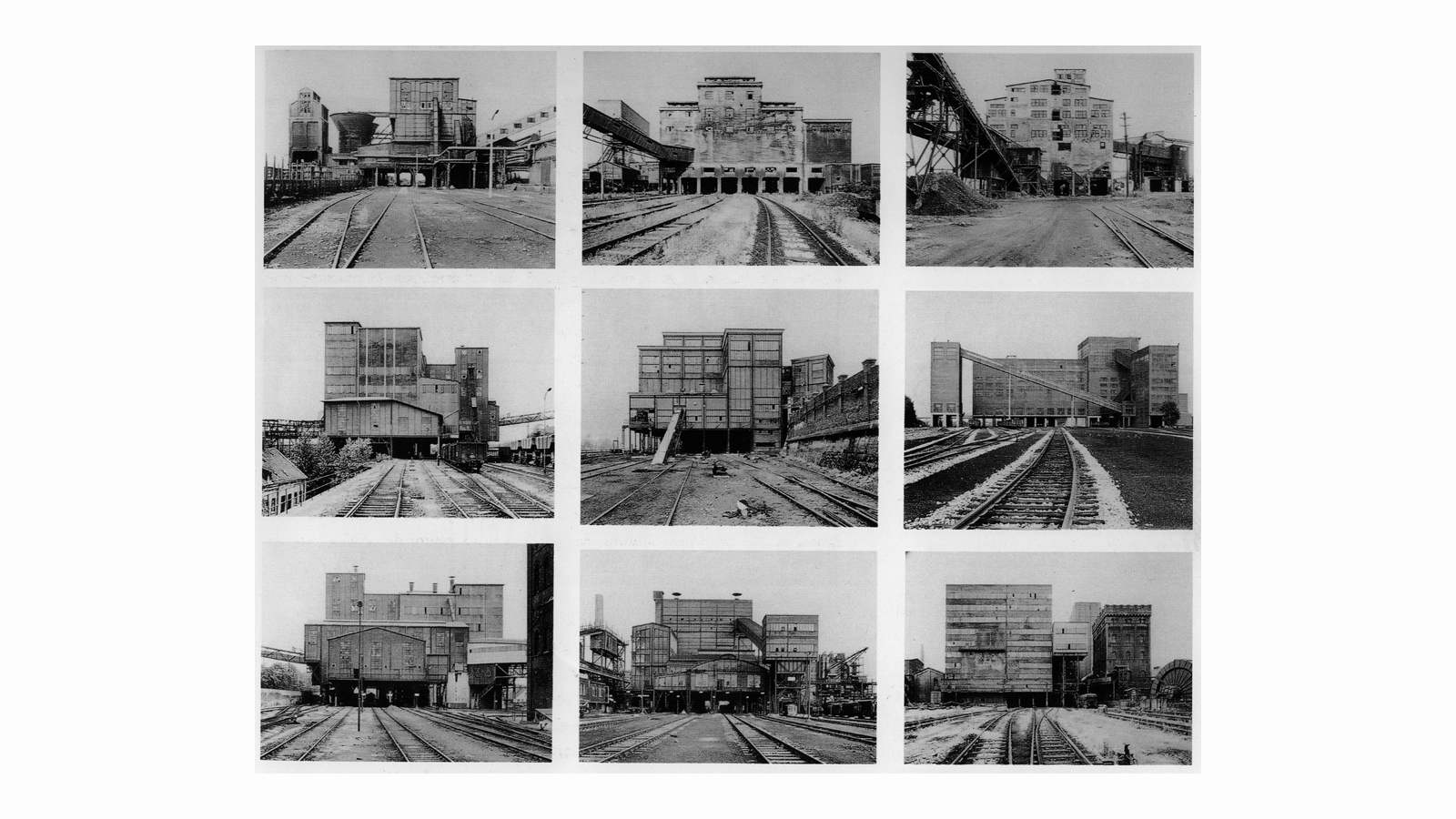 Photographs of train tracks