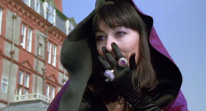 Angelica Houston as a witch in the 1990 film The Witches.