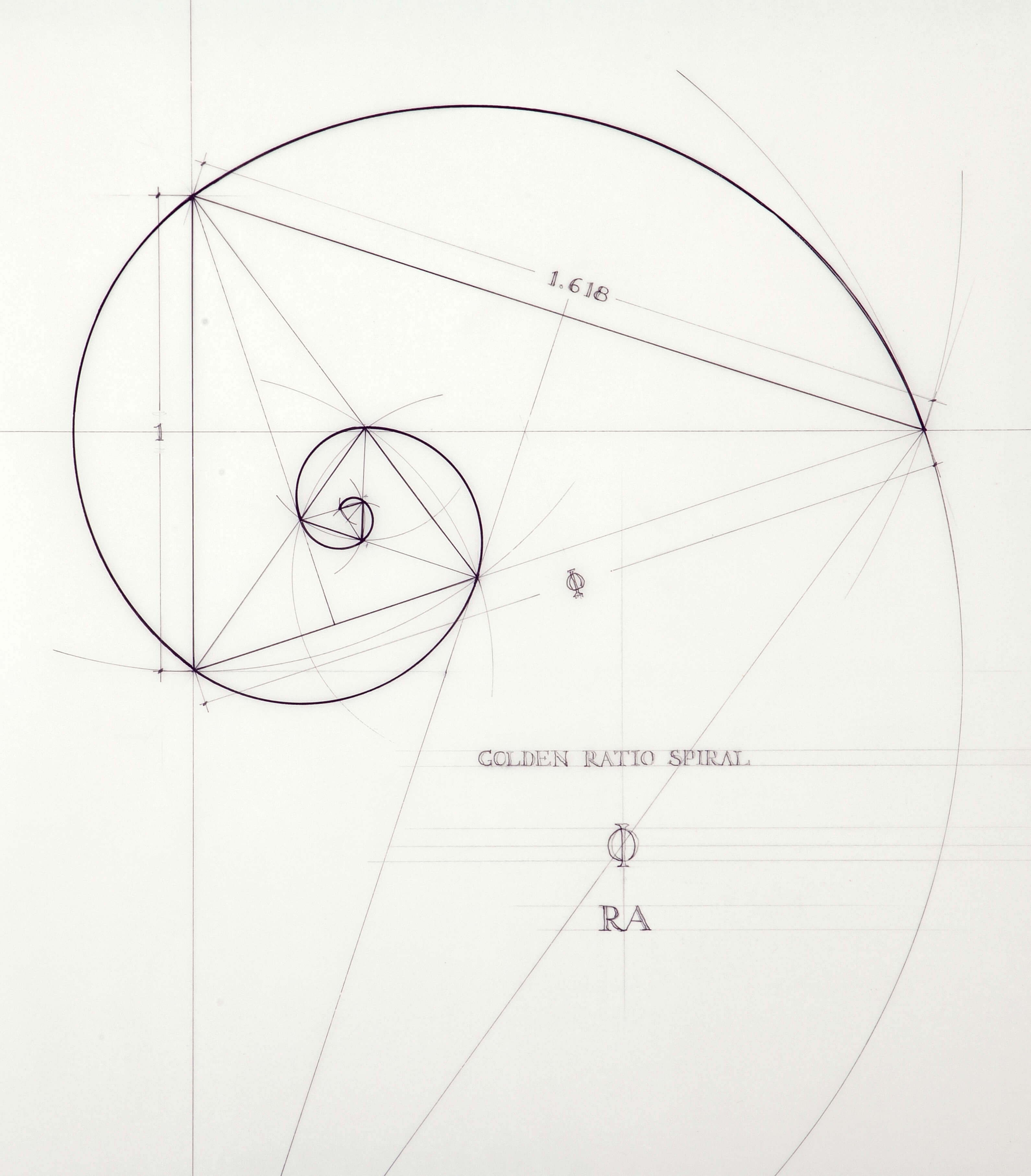 golden ratio spiral