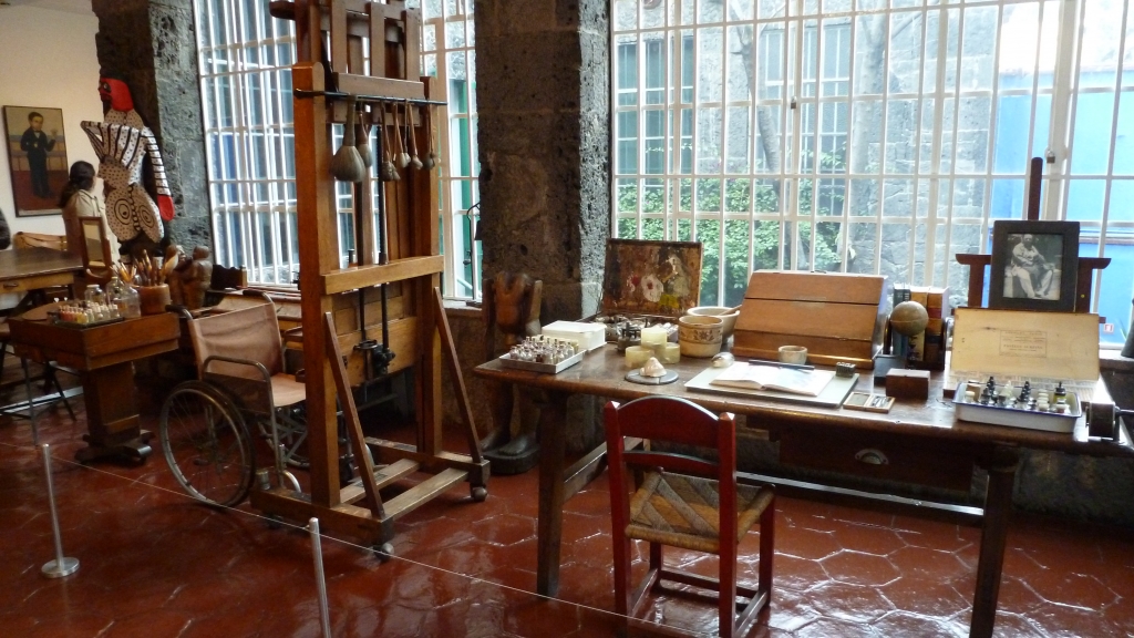 ––Frida Kahlo’s studio – Coyoacan, Mexico City