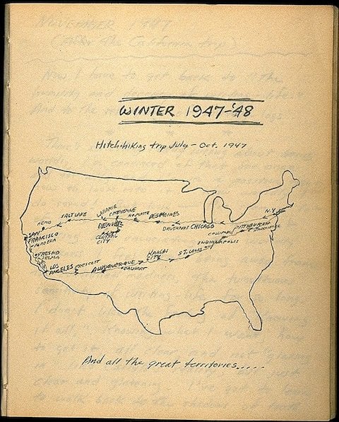 Kerouac Map