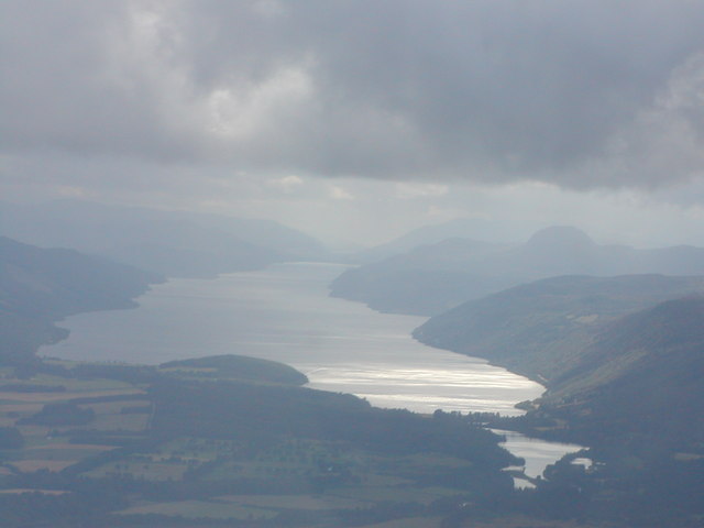 Loch Ness on a cloudy day