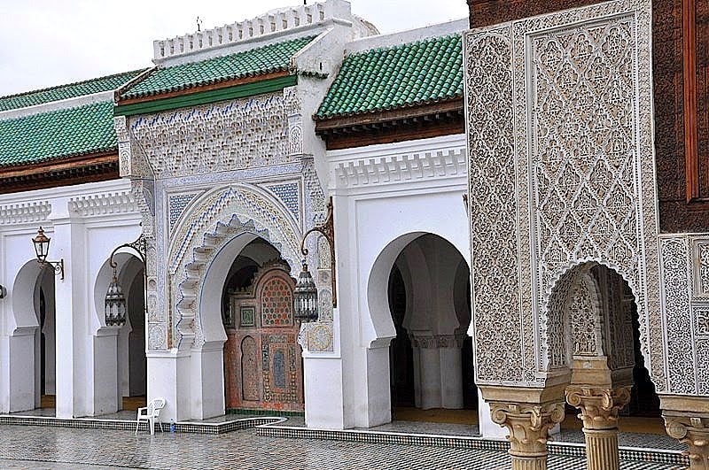 Exterior of the al-Qarawiyyin in Fez, Morocco