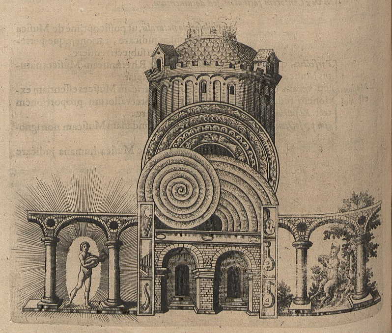 Illustration of the Tower of Music.