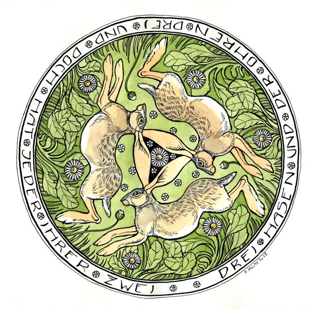 three hares by cidaq