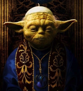 Yoda in religious garb