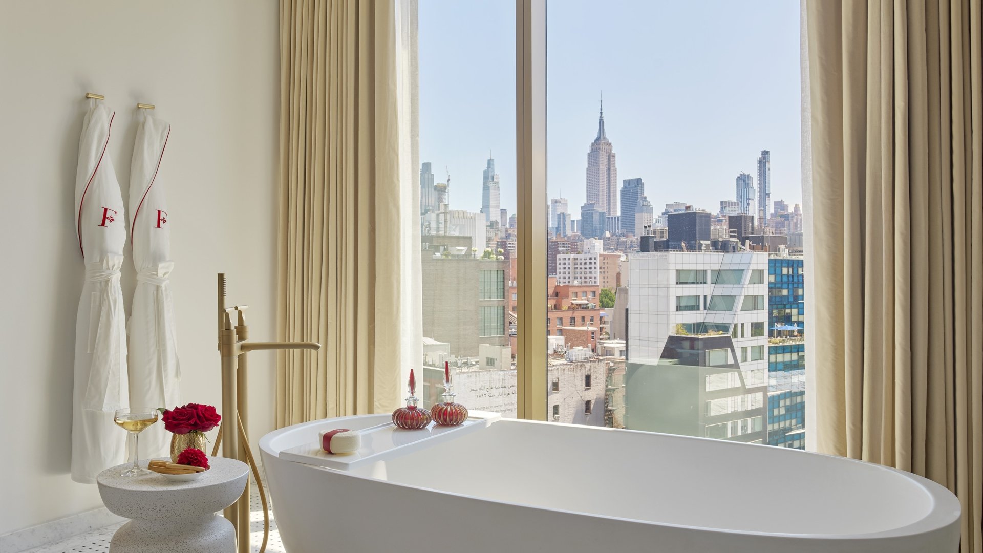 Faena New York Rose One Bedroom Suite Bathroom
