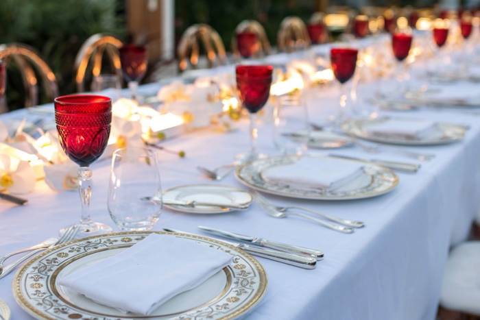 Wedding tablescape