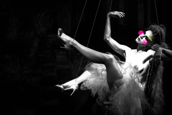 Woman performing 