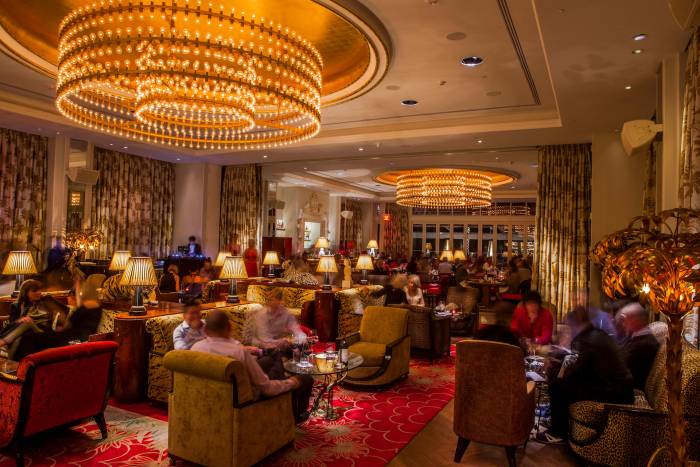 los fuegos dining area filled with guests