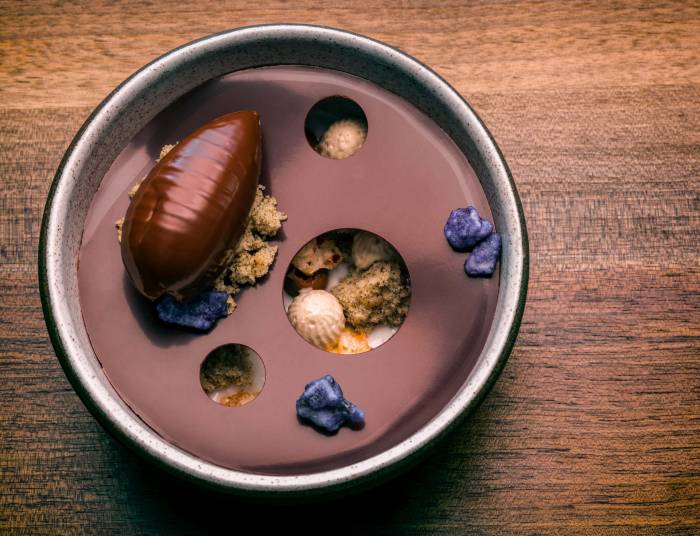 fancy dessert in a bowl