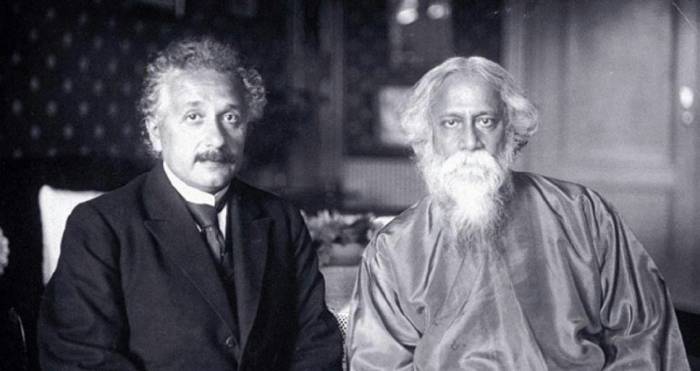 Albert Einstein and Rabindranath Tagore