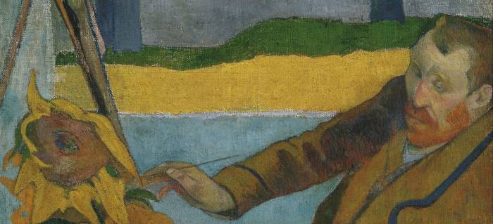 Van Gogh peignant des tournesols, Paul Gauguin (1888)