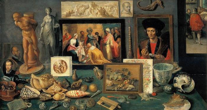 Painting: Chamber of Art and Curiosities, Frans Francken the Younger 