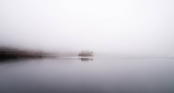 Body of Water with Fog