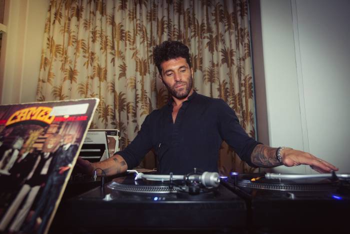 DJ Spinning Records