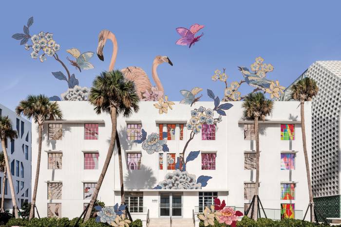 Faena Bazaar Building Exterior Animation