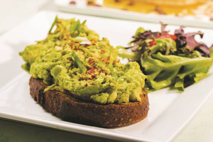 Avocado Toast at Crema Cafe