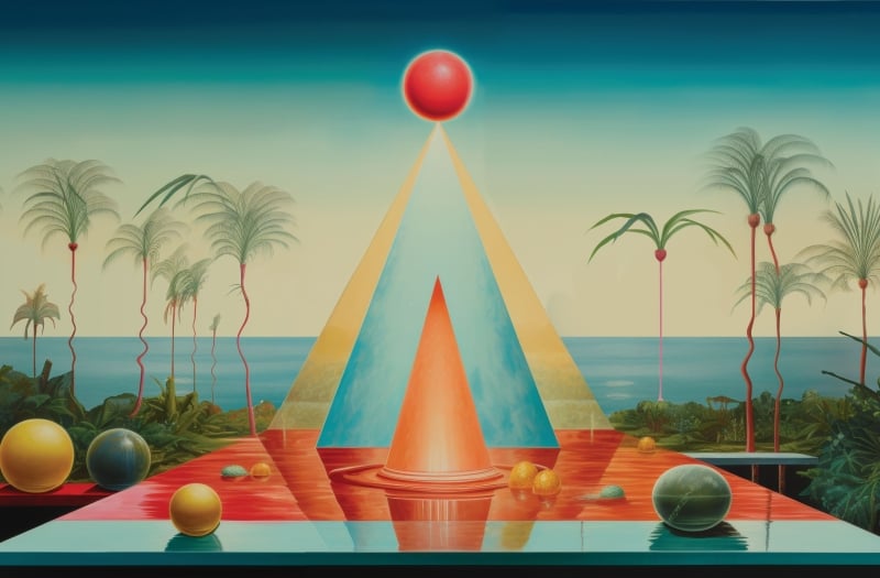 Mural at Faena Tulum