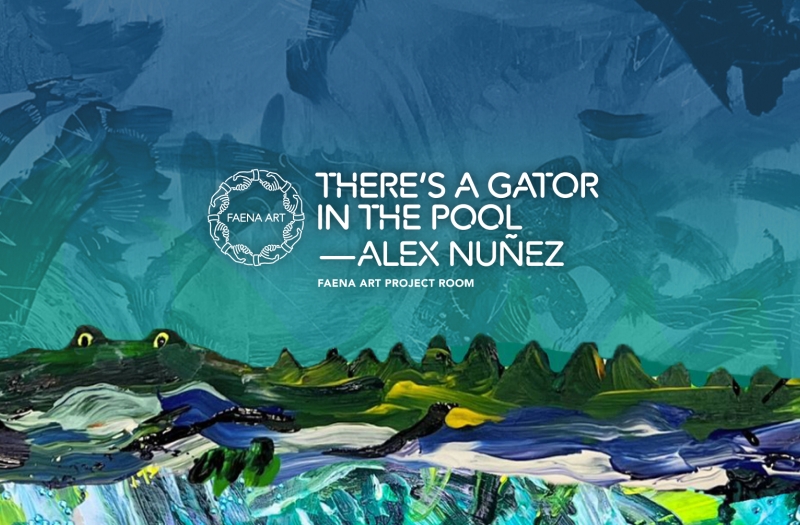 Faena Miami Beach - Project Room - There's a Gator in the Pool - Alex Nunez