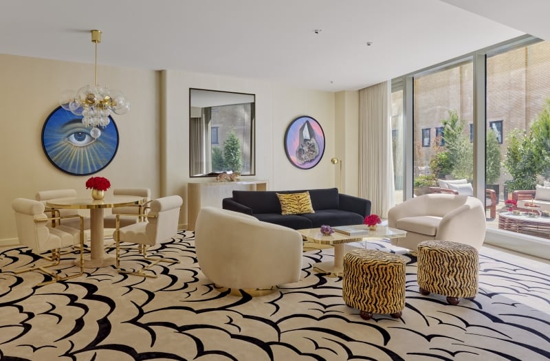 Crystal One Bedroom Suite Living Room by Nikolas Koenig