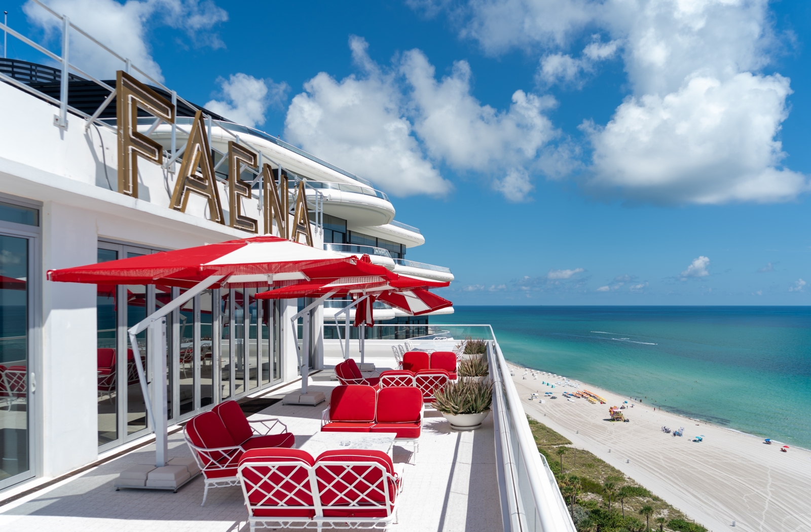Beach balcony Faena Penthouse Sign