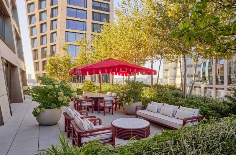 Faena 3 Bed Suite Terrace Seating by NK