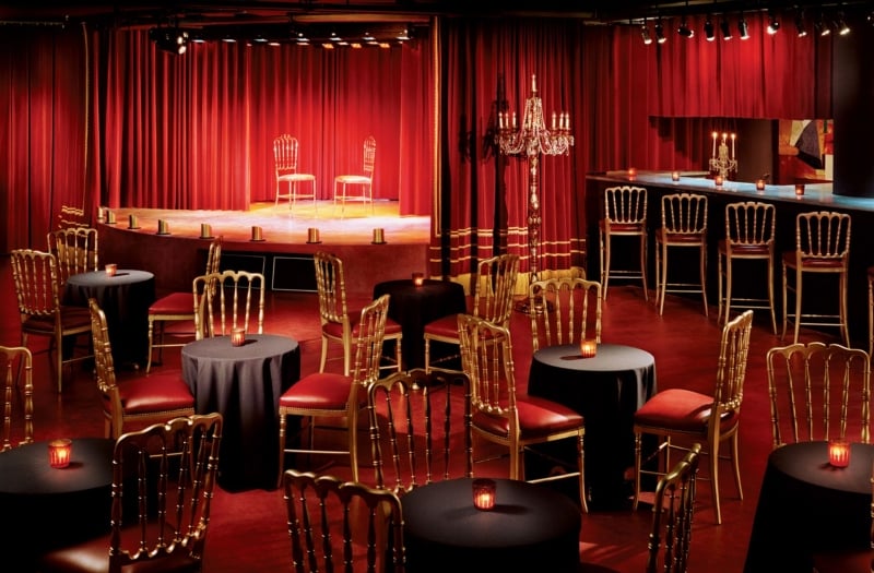 El Cabaret venue view of stage