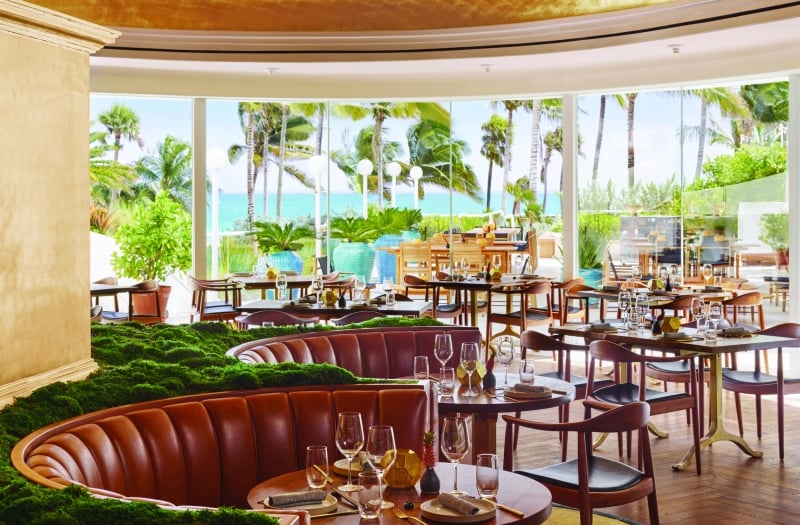 Pao dining area set for Brunch