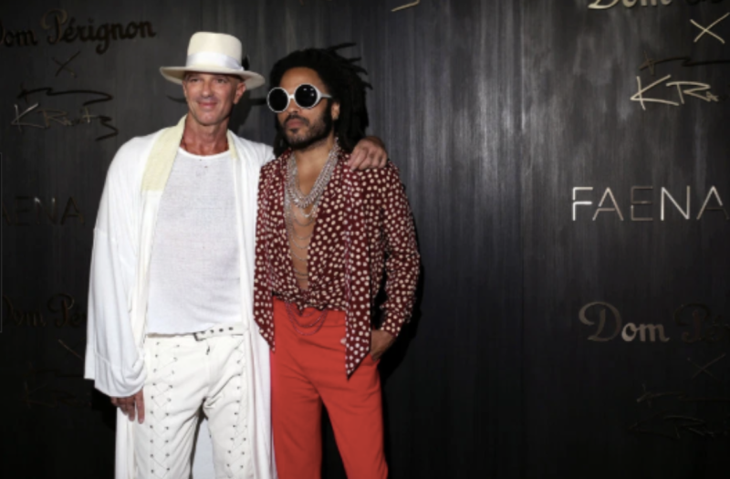Alan Faena and Lenny Kravitz