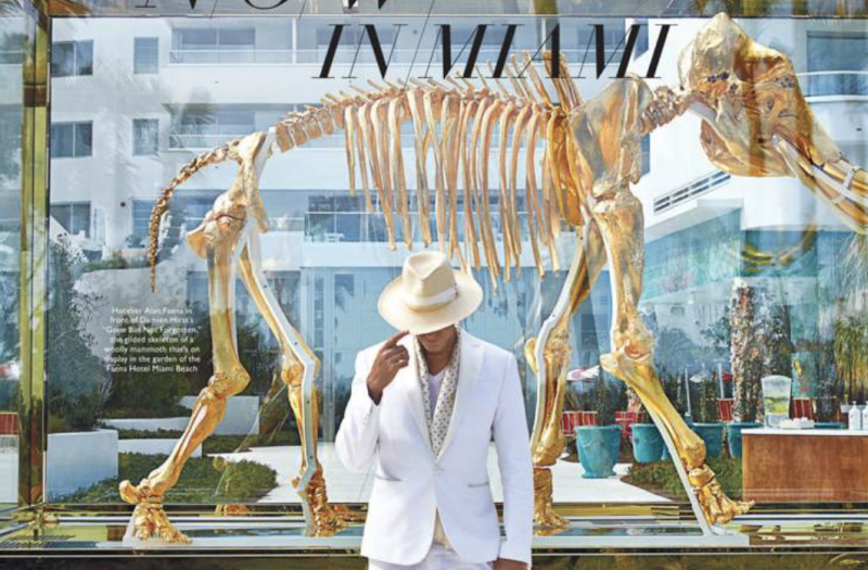 Alan Faena at Faena Hotel Miami Beach