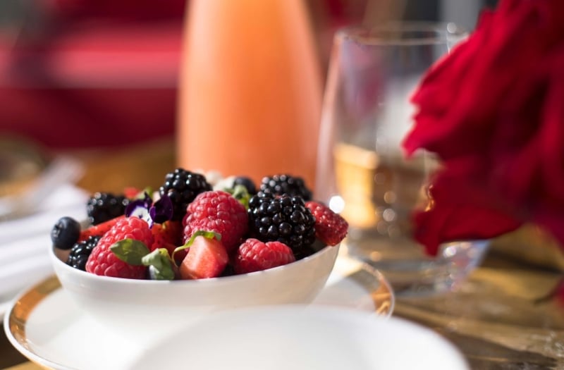 A bowl of berries