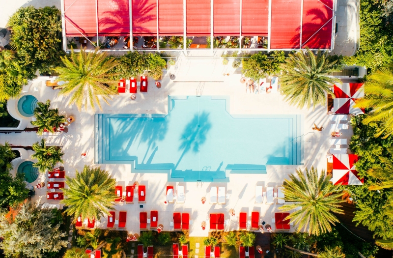 Faena Pool Drone