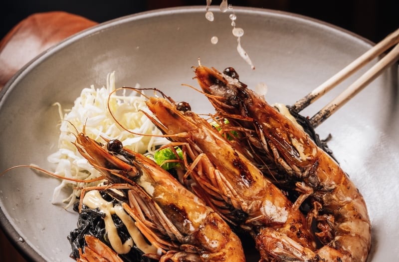 Prawns at Pao by Paul Qui 