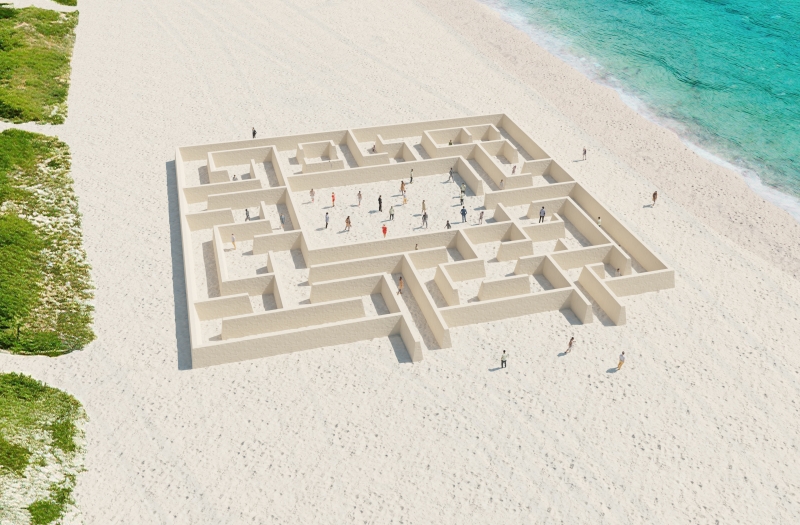 MAZE: Journey Through the Algorithmic Self