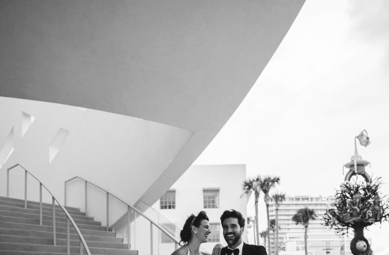 Bride & Groom at Faena Forum