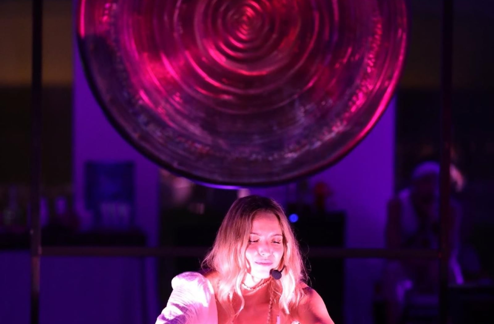 A woman performing at the Samadi Soul Ceremony at the Spa